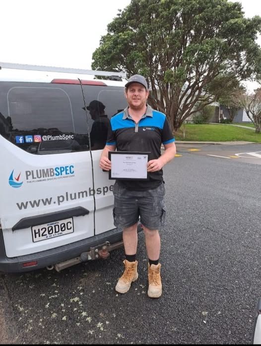The PlumbSpec team: Victoria, Nick, Tony, Will, Scott